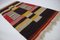 Small Geometric Wool Kilim Carpet by Antonin Kybal, 1940s 5