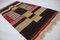 Small Geometric Wool Kilim Carpet by Antonin Kybal, 1940s, Image 5