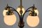 Art Deco Brass Pendant Lamp, 1930s 8