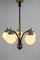 Art Deco Brass Pendant Lamp, 1930s 10