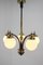 Art Deco Brass Pendant Lamp, 1930s 2