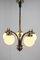 Art Deco Brass Pendant Lamp, 1930s, Image 2