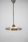 Chrome and Glass Bauhaus Pendant Lamp, 1930s 4
