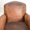 Club chair in pelle, Francia, set di 2, Immagine 10