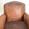 French Leather Club Chairs, Set of 2 10