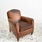 French Leather Club Chairs, Set of 2 4