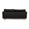 Vida Black Leather Sofa by Rolf Benz 8