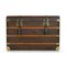 Leather and Brass Trunk with Wooden Lockers from Moynat 2