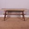 French Bleached Oak Trestle Table, 1860s, Image 1