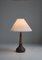 Danish Ceramic Table Lamp by Esben Klint for Le Klint & Kähler, 1960s 4