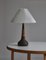 Danish Ceramic Table Lamp by Esben Klint for Le Klint & Kähler, 1960s 12
