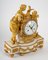 Gilded Bronze and White Marble Clock, Image 4