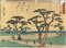 Utagawa Hiroshige-Odawara, 53 Stations Along the Tokaido, Woodcut, 1833/1834 1