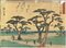 Utagawa Hiroshige-Odawara, 53 Stations le long du Tokaido, Woodcut, 1833/1834 1