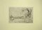 Acquaforte originale su carta, Veduta di Roma, 1960, Immagine 1