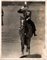 Portrait of Young Queen Elizabeth Riding a Horse, Vintage Black & White Photo, 1950s 1