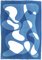 Formas musicales, Monotype Cyanotype in Blue Tones, 2021, Imagen 1