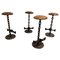 Chain Link Brutalist Bar Stools, 1970s, Set of 4, Image 1