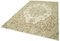 Tapis Beige Vintage, Turquie 3