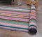 Colorful Striped Vintage Turkish Handmade Wool Rug, Image 6