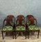 Chaises Gondola Empire en Acajou, 1900s, Set de 6 1