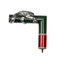 Cane Handle in Silver, Guilloche Enamel and Jade by Julius Rappaport. 8