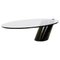 Model K1000 Black Marble and Glass Coffee Table from Ronald Schmitt 1