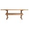 19th Century Swedish Pine Country Dining Trestle Table, Image 1