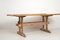 19th Century Swedish Pine Country Dining Trestle Table, Image 3