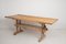 19th Century Swedish Pine Country Dining Trestle Table, Image 5
