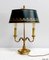 Empire Style Bronze Bouillotte Lamp with 2 Arms, 19th Century, Image 14