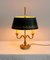 Empire Style Bronze Bouillotte Lamp with 2 Arms, 19th Century 2