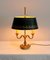 Empire Style Bronze Bouillotte Lamp with 2 Arms, 19th Century, Image 2