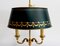 Empire Style Bronze Bouillotte Lamp with 2 Arms, 19th Century 7