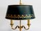 Empire Style Bronze Bouillotte Lamp with 2 Arms, 19th Century, Image 7