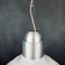 Grande Lampe à Suspension Mid-Century en Verre Opalin Blanc, Italie, 1960s 4