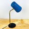 Mid-Century Blue Metal Desk Lamp, Italy, 1960s 3