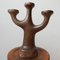 Mid-Century Sculptural Ceramic Three-Arm Candleholder, Image 1