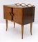 Art Deco Nightstands in Ash and Walnut, Italy, 1920s, Set of 2, Image 6