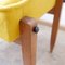 Mid-Century French Oak Stool by Guillerme & Chambron 4