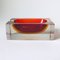 Sommerso Murano Glass Ashtray or Catch-All by Flavio Poli for Seguso, 1970s, Image 1