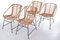 Vintage Bamboo Chairs in the Style of Dirk van Sliedrecht, 1960s, Set of 4 1
