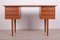 Freistehender Mid-Century Teak Schreibtisch, 1960er 3