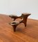 Vintage German Brutalist Metal Candleholder from Harjes, Image 7