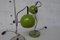 Space Age Green Adjustable Bedside Table Lamps with Spheres from Gura, 1970s, Set of 2 4