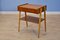 Danish Side Table in Teak with Legs in Beech, 1960s 1