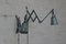 Industrial Scissor Lights from Curt Fischer Midgard / Industriewerke Auma, 1930s, Set of 2 3