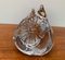 Vintage French Glass Owl Sculpture from Daum, Image 4