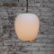 Vintage Industrial Pendant Lamp in Matt White Opaline Milk Glass from Philips 6