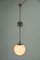 Lámpara colgante funcionalista o Bauhaus de altura regulable, años 30, Imagen 3